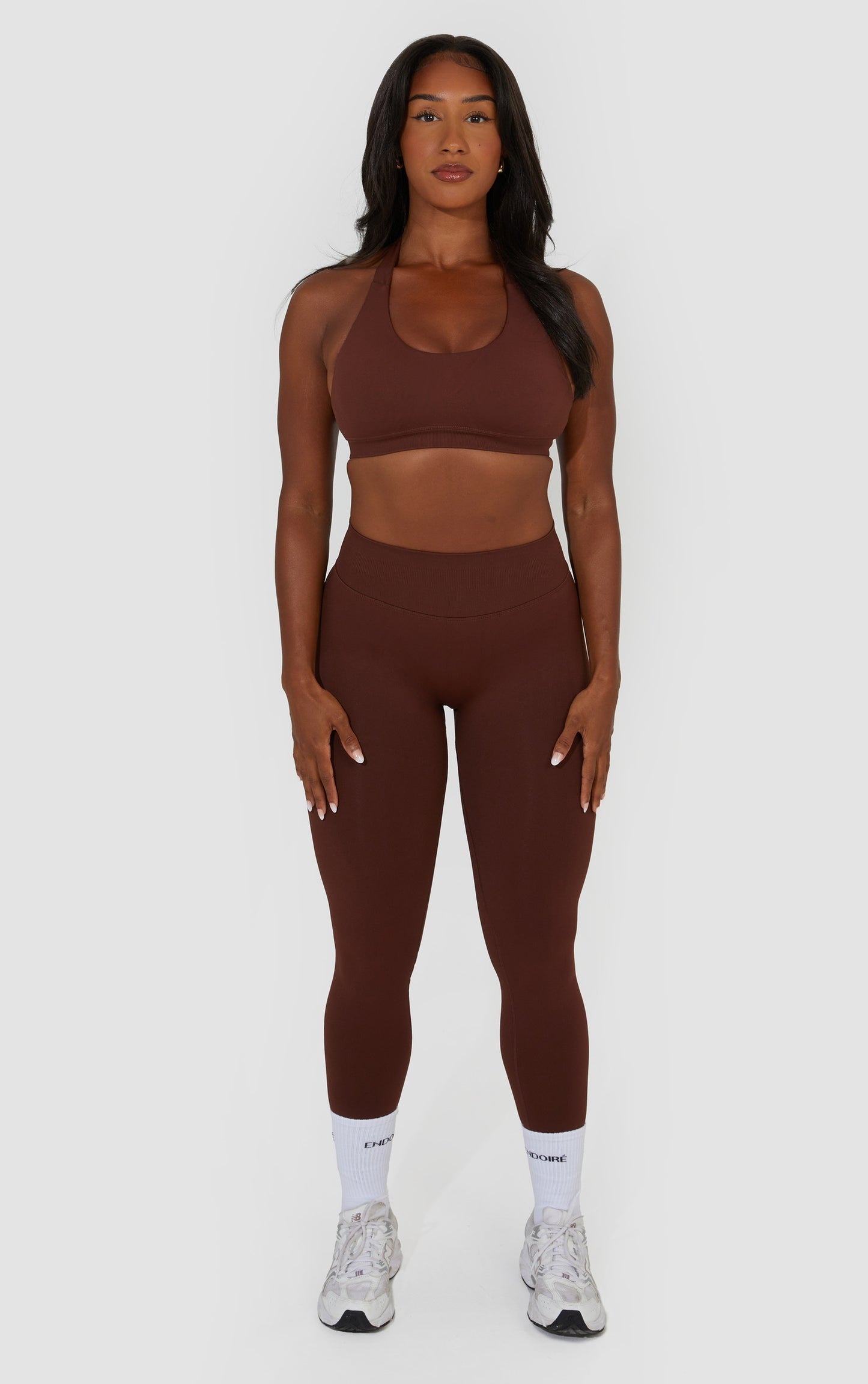 Elevate Scrunch Seamless Leggings - Brown