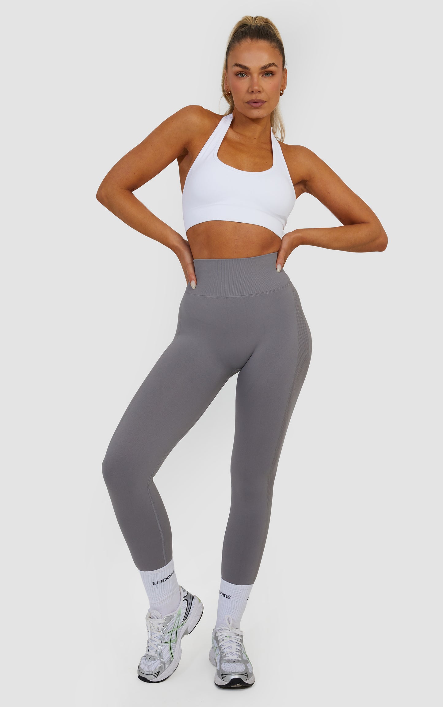 Essentials Seamless Leggings - Cloud Grey
