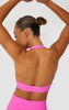 Elevate Halter Neck Bra - Pink
