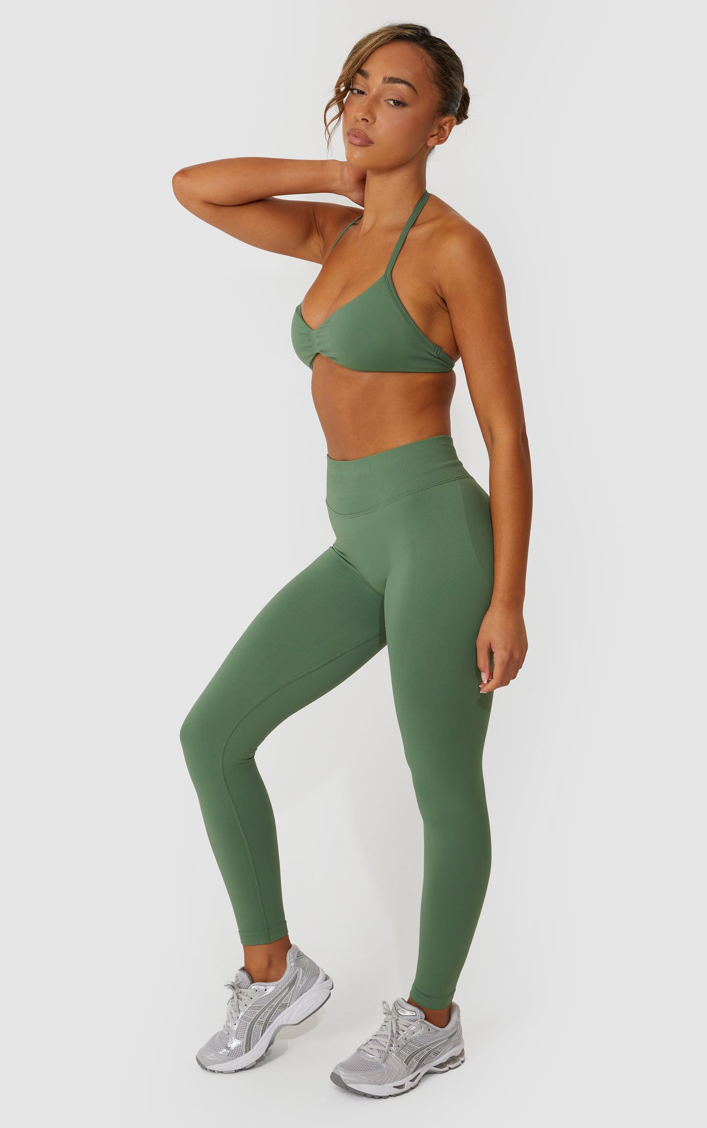 Elevate Scrunch Seamless Leggings - Khaki