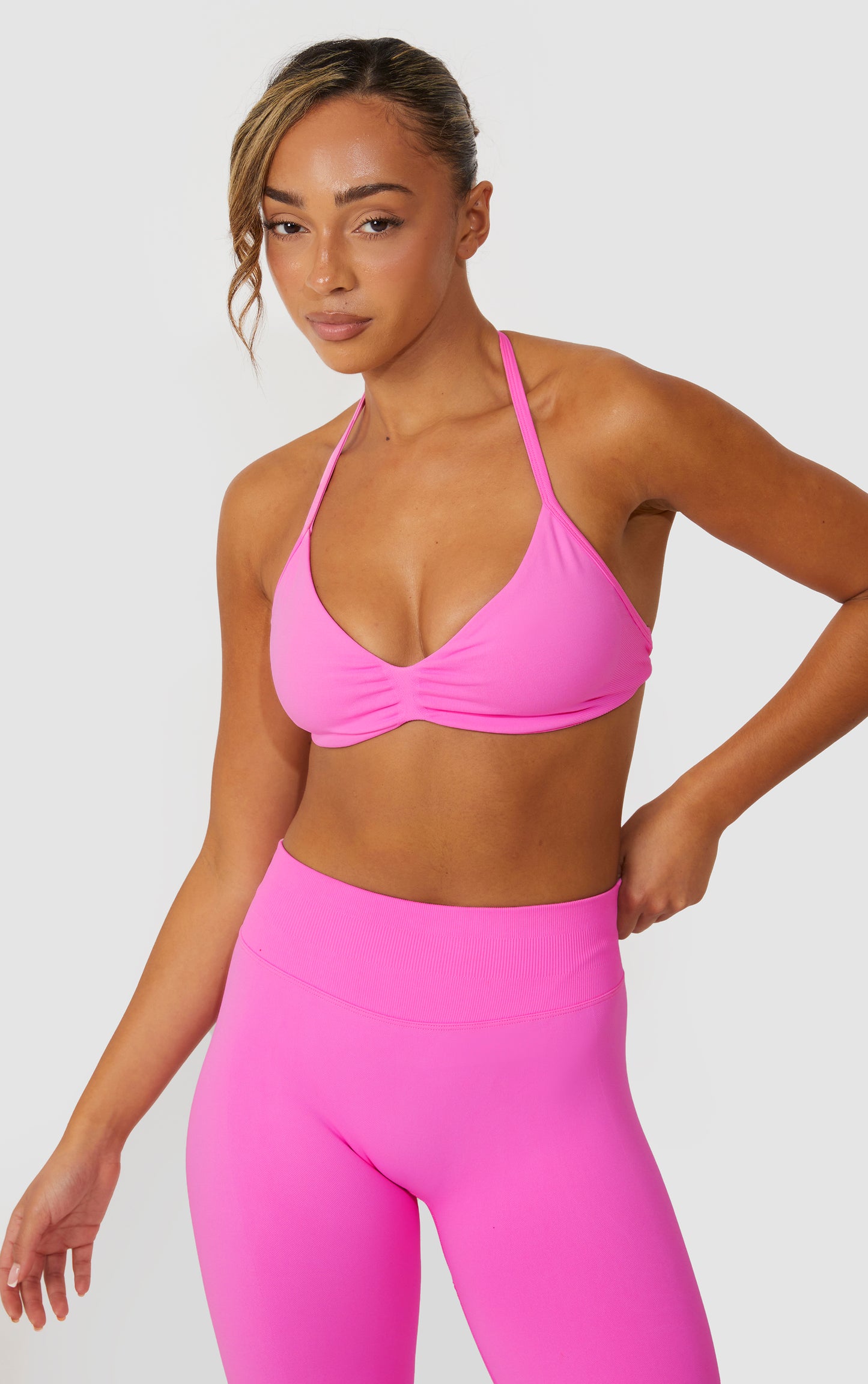 Elevate Scrunch Seamless Leggings - Pink