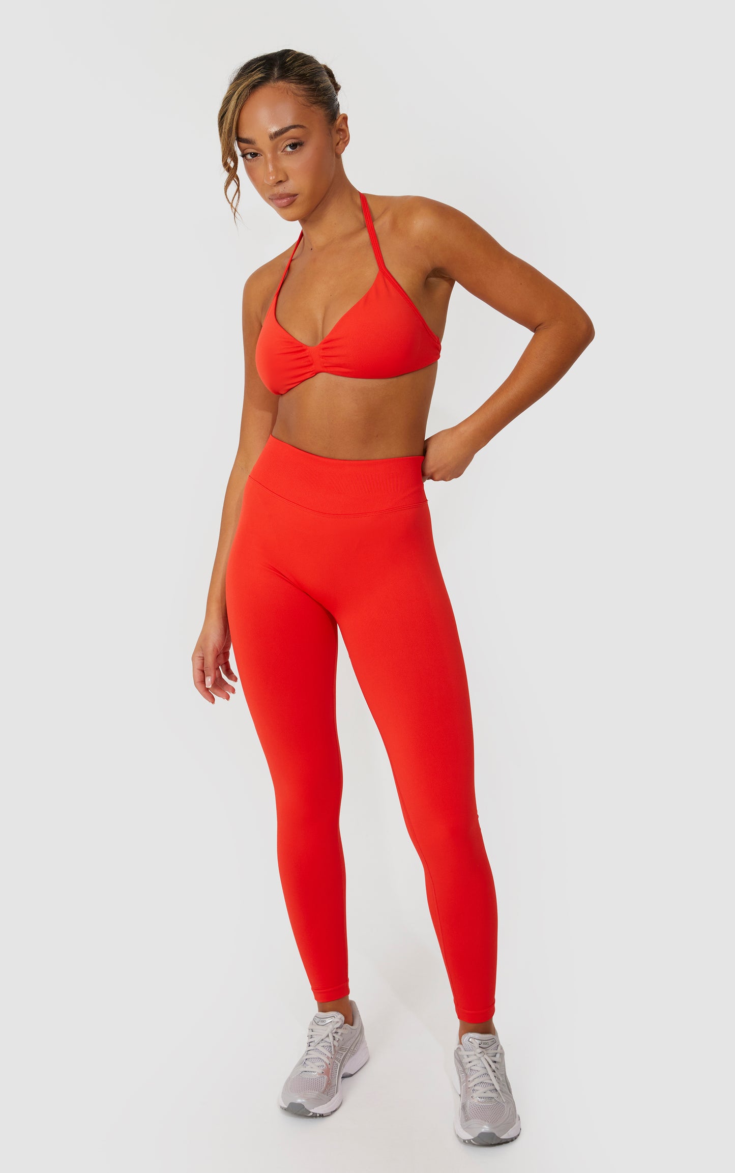Elevate Scrunch Seamless Leggings - Orange