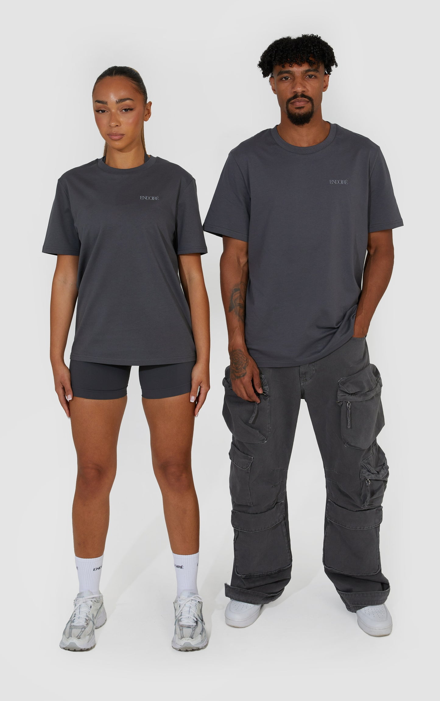 Unisex Oversized Tee - Grey