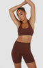 Elevate Halter Neck Bra - Brown