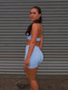 Elevate Scrunch Bum Shorts - Powder Blue