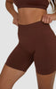 Elevate Scrunch Bum Shorts - Brown