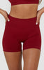 Elevate Scrunch Bum Shorts - Wine