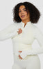 Ribbed Contour Jacket - Cream