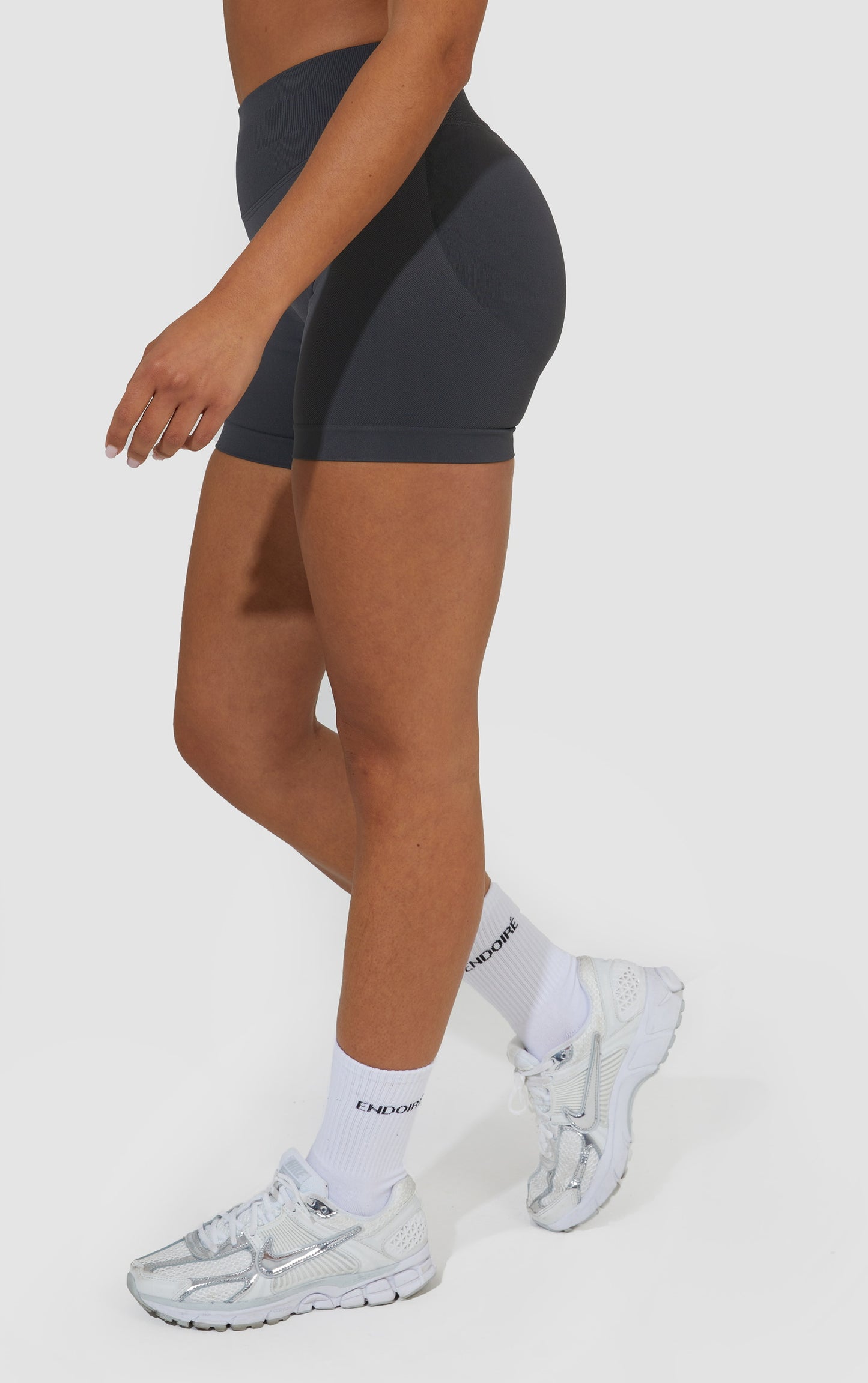 Elevate Scrunch Bum Shorts - Grey