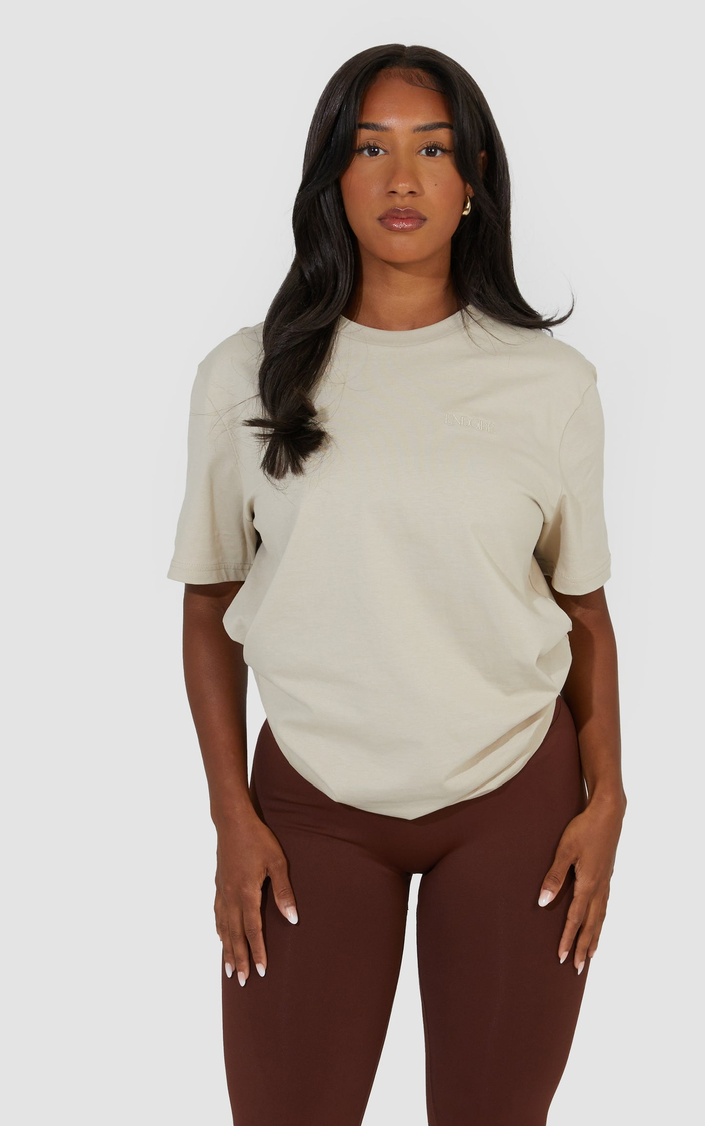 Unisex Oversized Tee - Sand