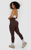 Essentials Scrunch Seamless Leggings - Chocolate Brown