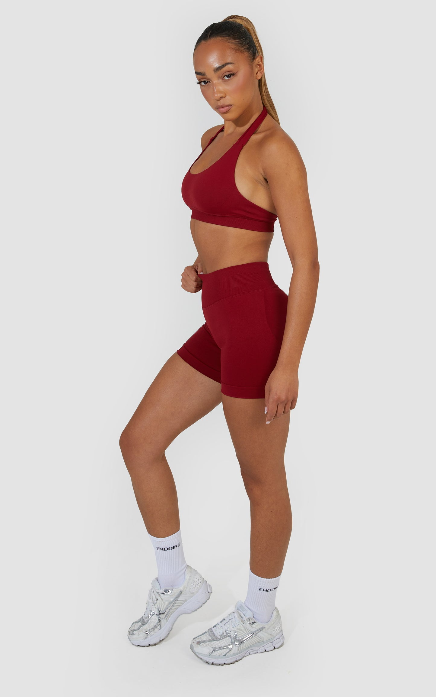 Elevate Scrunch Bum Shorts - Wine