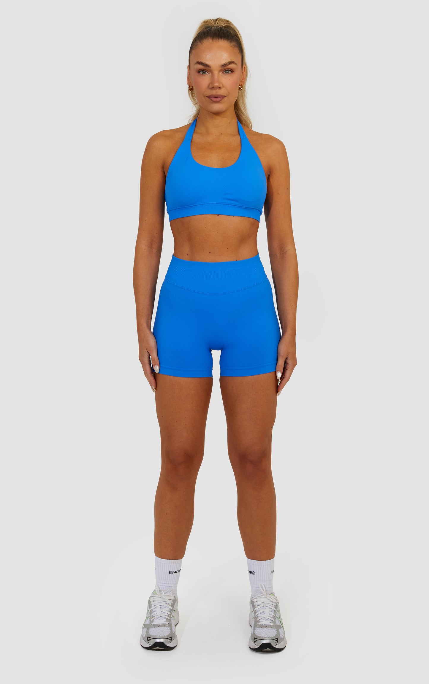 Elevate Scrunch Bum Shorts - Azure Blue