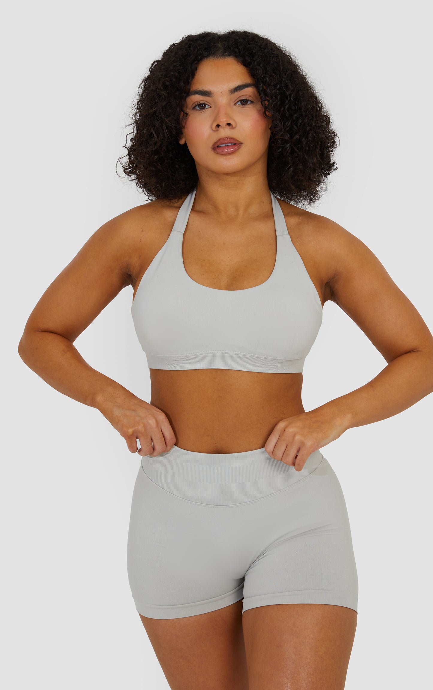 Elevate Halter Neck Bra - Stone