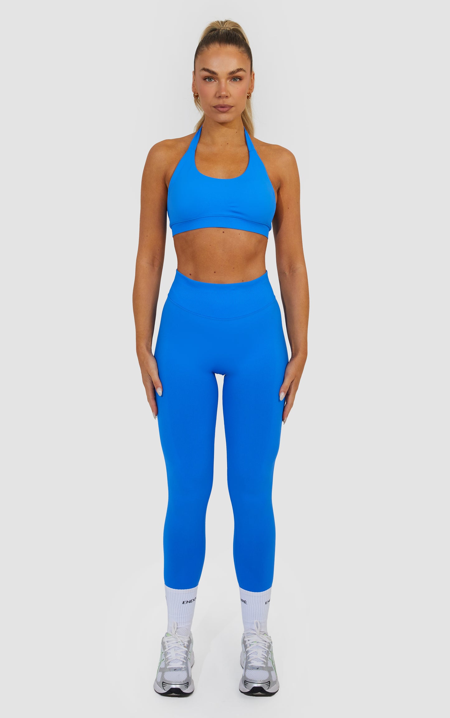 Elevate Scrunch Seamless Leggings - Azure Blue