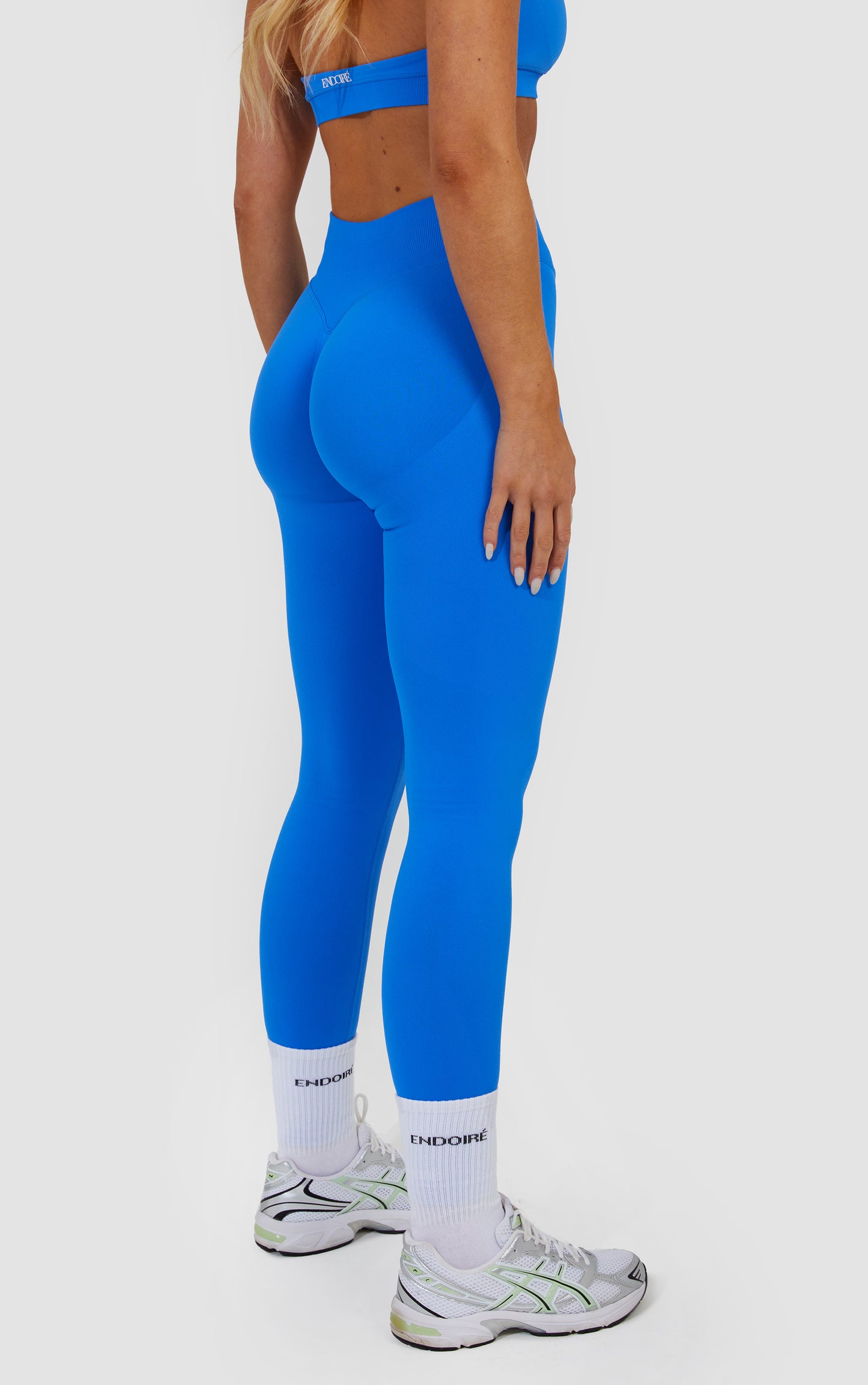 Elevate Scrunch Seamless Leggings - Azure Blue
