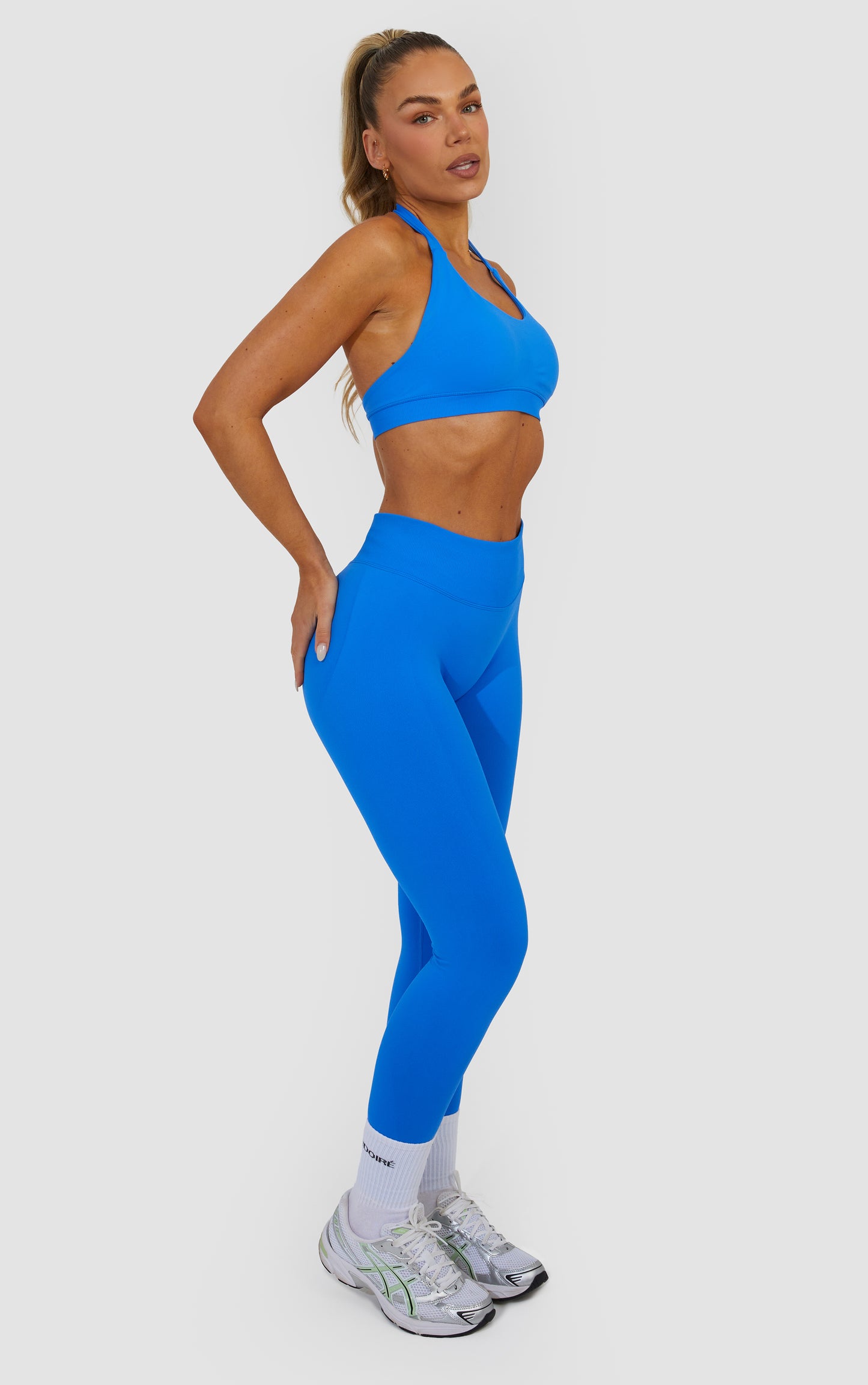 Elevate Scrunch Seamless Leggings - Azure Blue