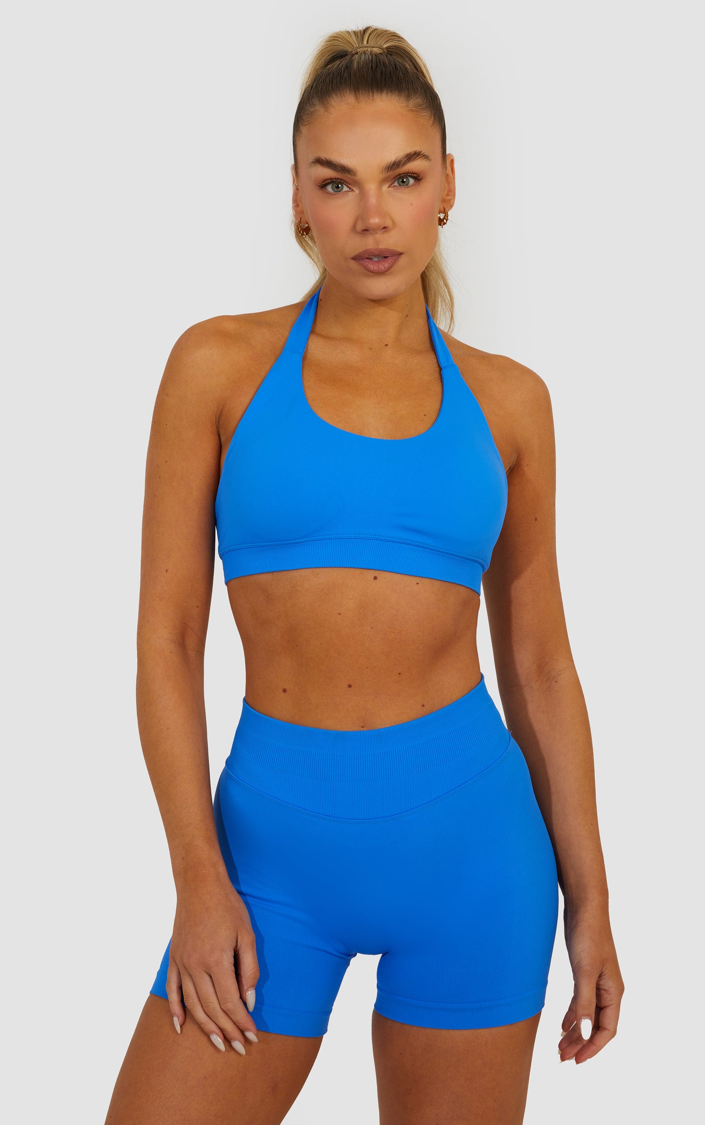 Elevate Scrunch Bum Shorts - Azure Blue