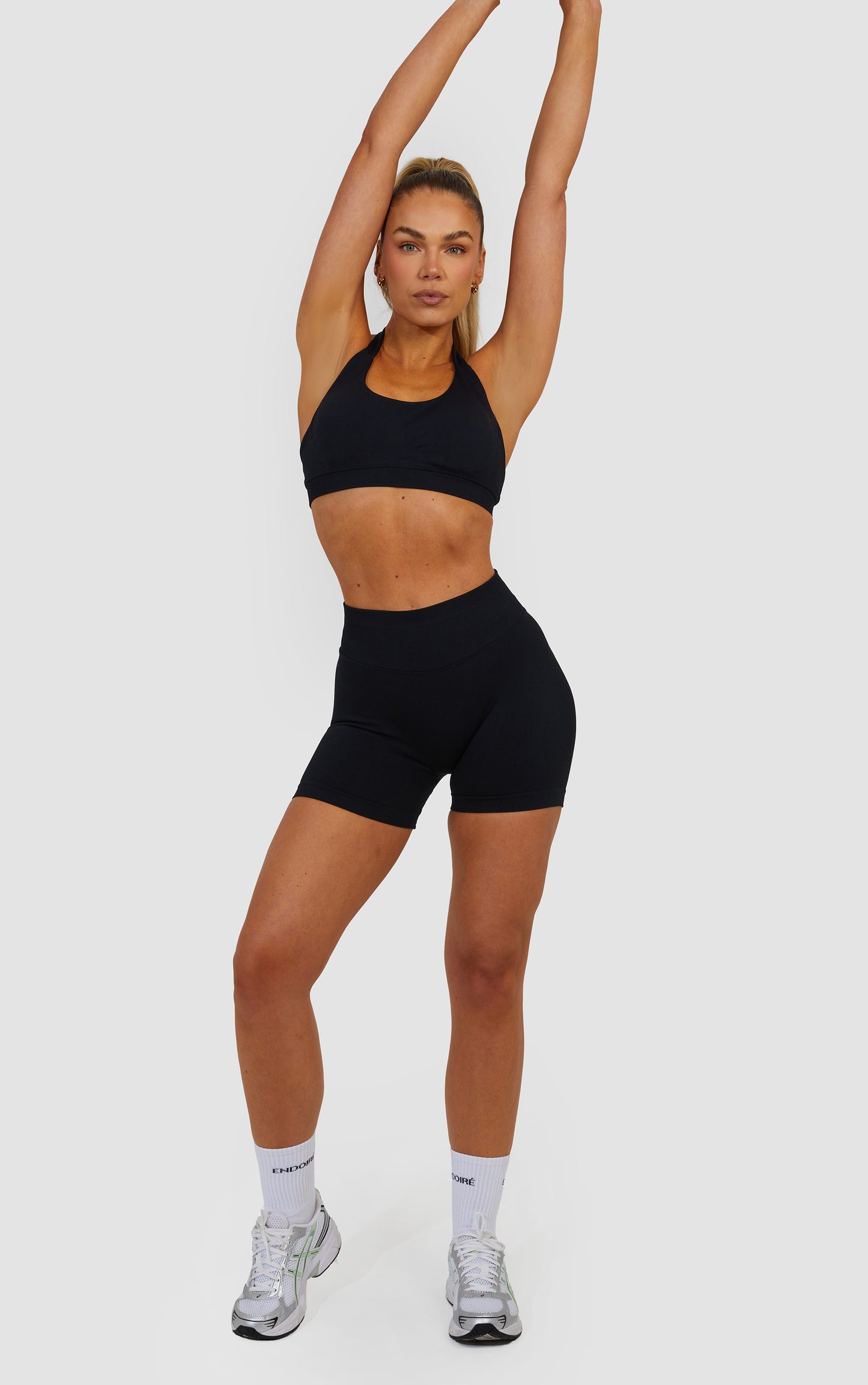 Elevate Halter Neck Bra - Black