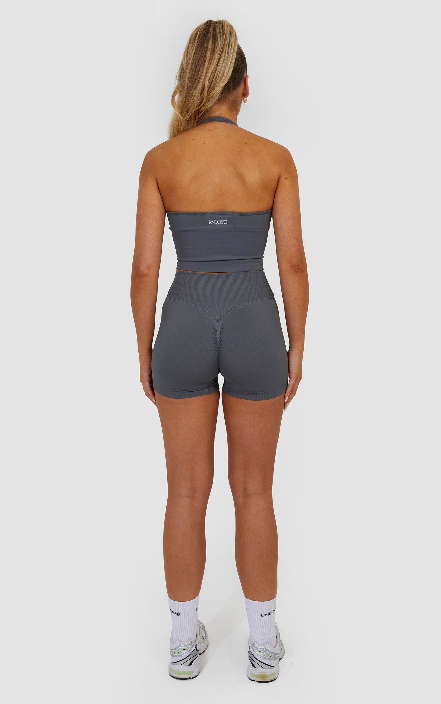 Halter Neck Bra - Steel Grey