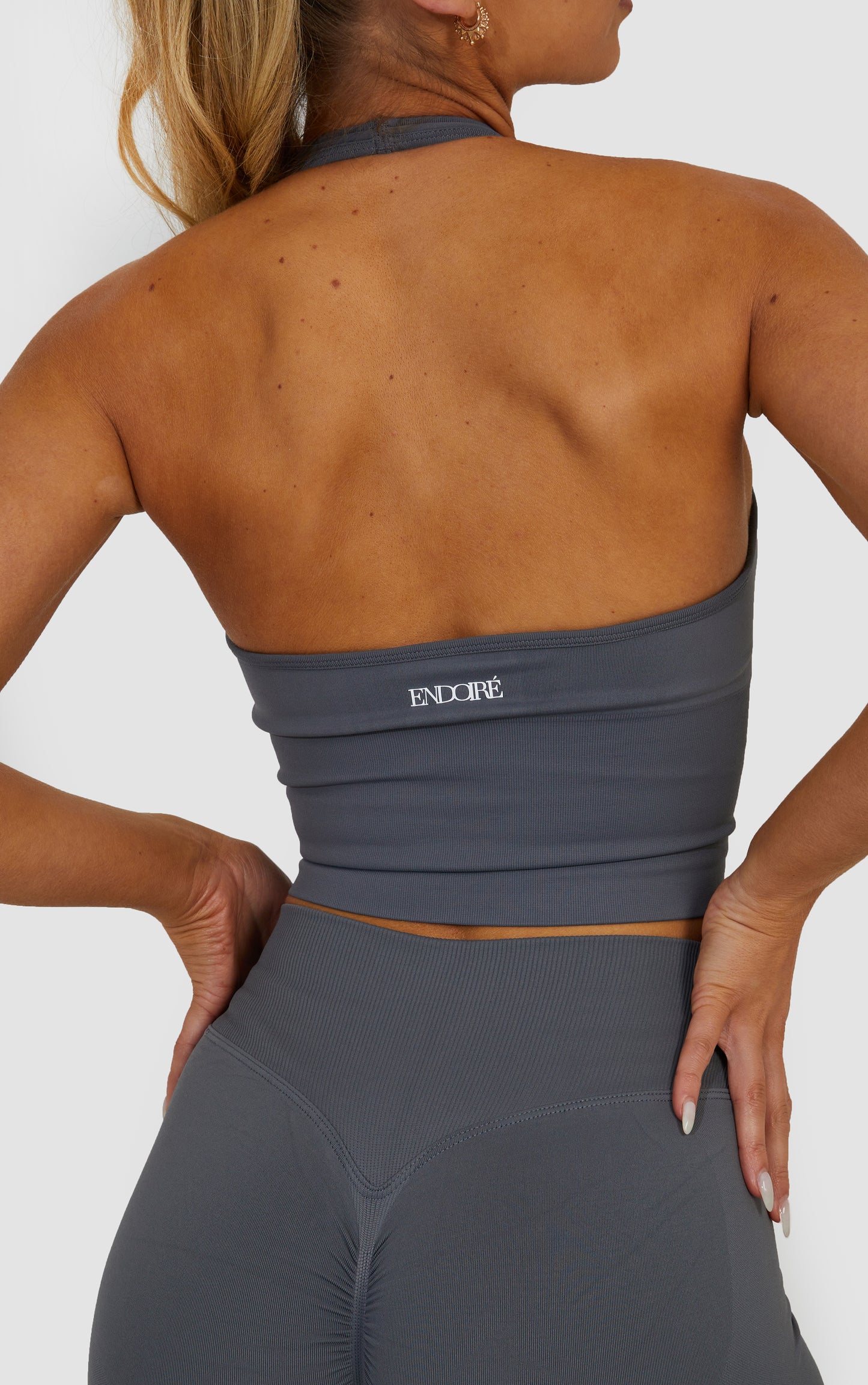 Halter Neck Bra - Steel Grey