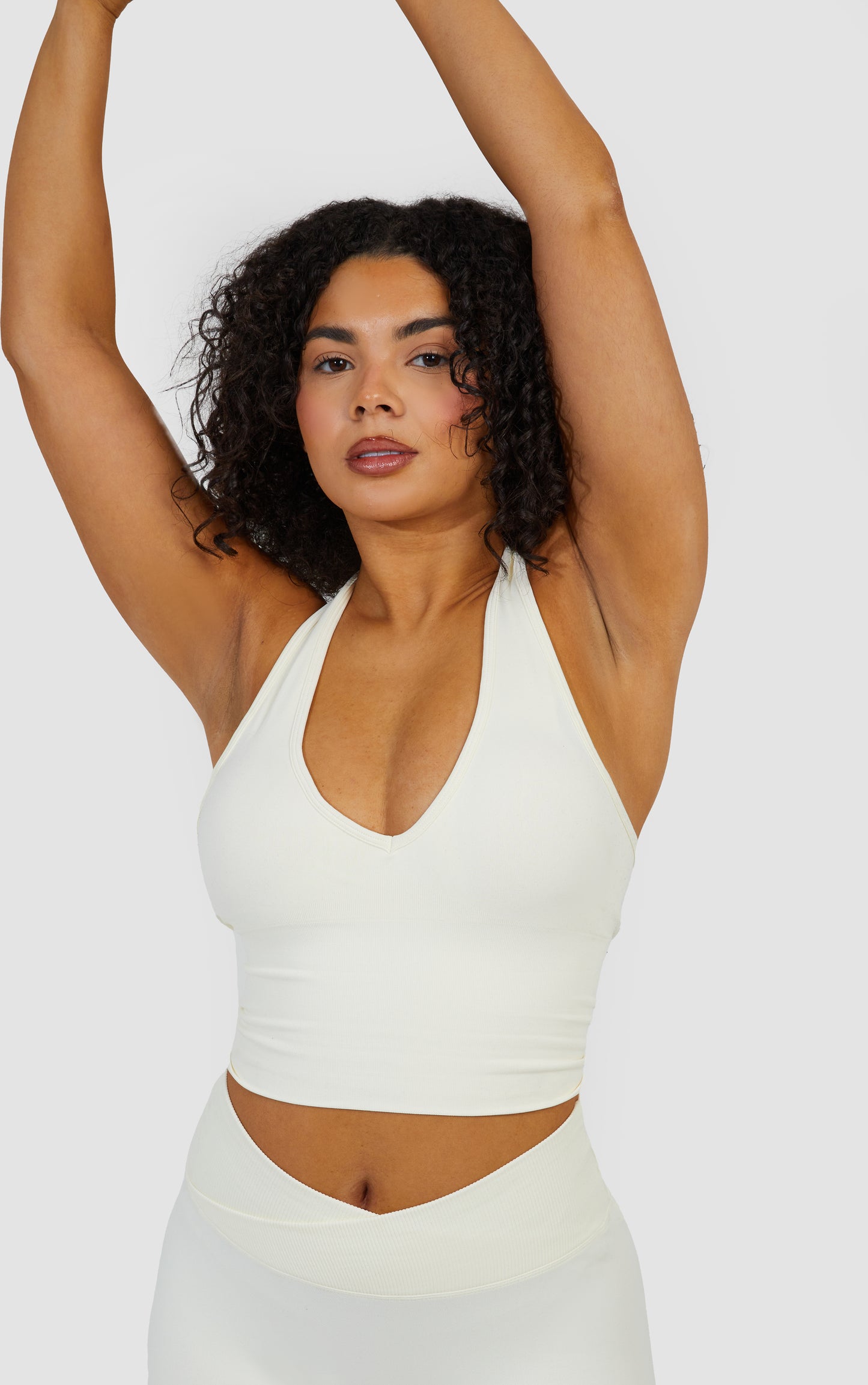 Halter Neck Bra - Cream