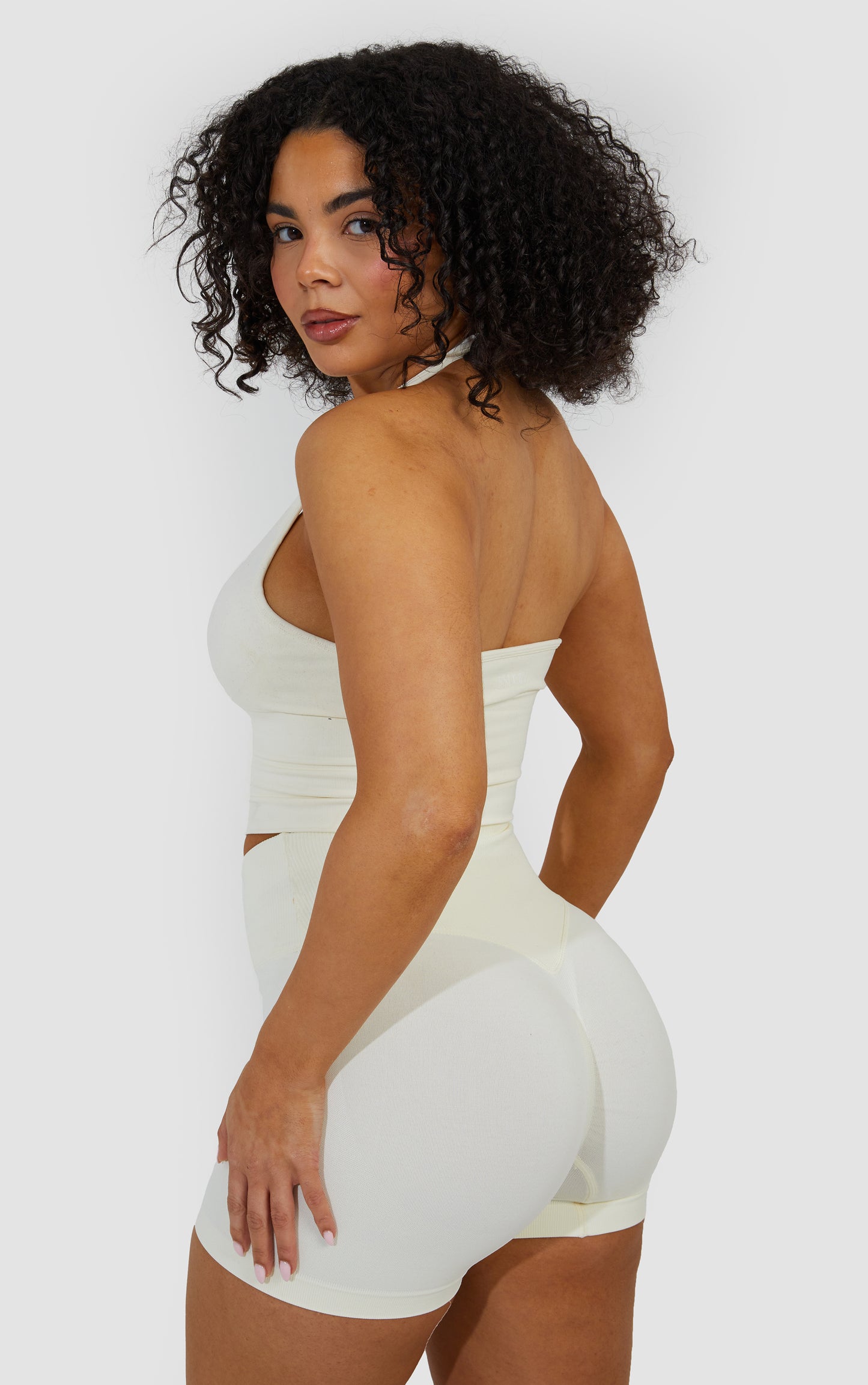 Halter Neck Bra - Cream