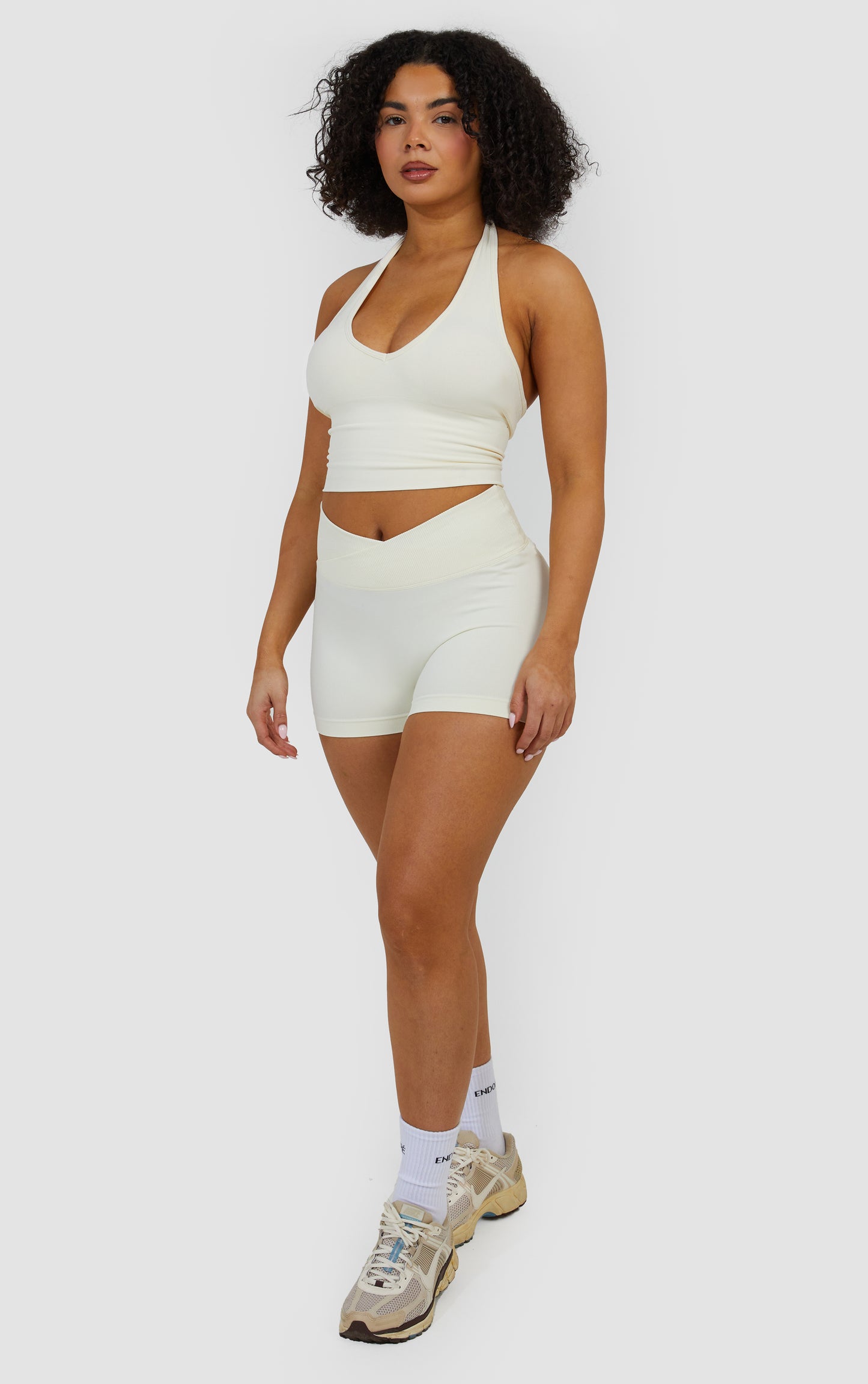 Halter Neck Bra - Cream
