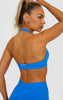 Elevate Halter Neck Bra - Azure Blue