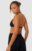 Elevate Halter Neck Strappy Bra - Black