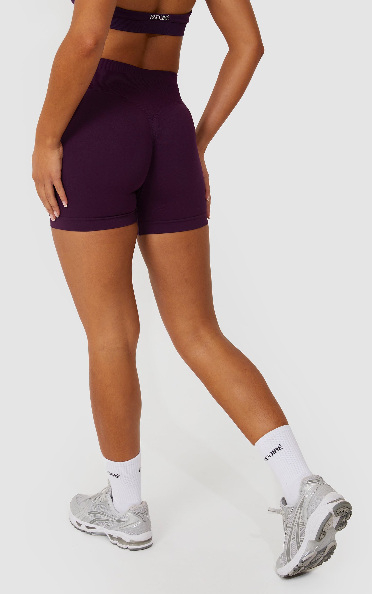 Elevate Scrunch Bum Shorts - Purple