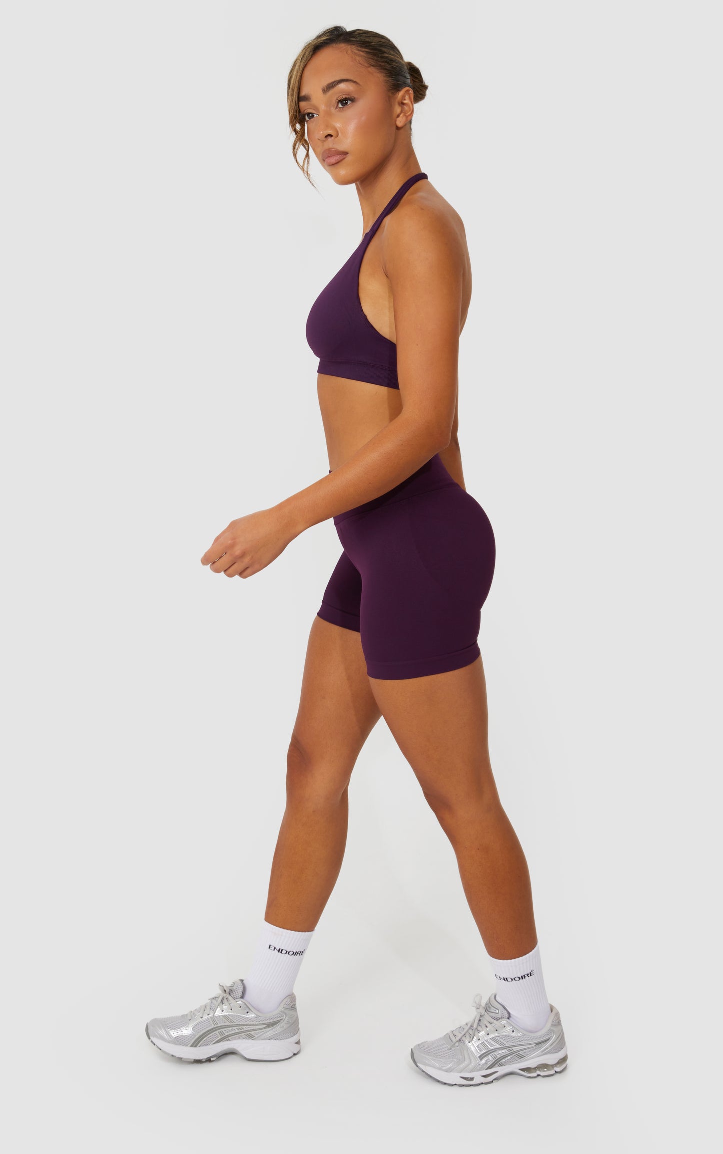 Elevate Scrunch Bum Shorts - Purple