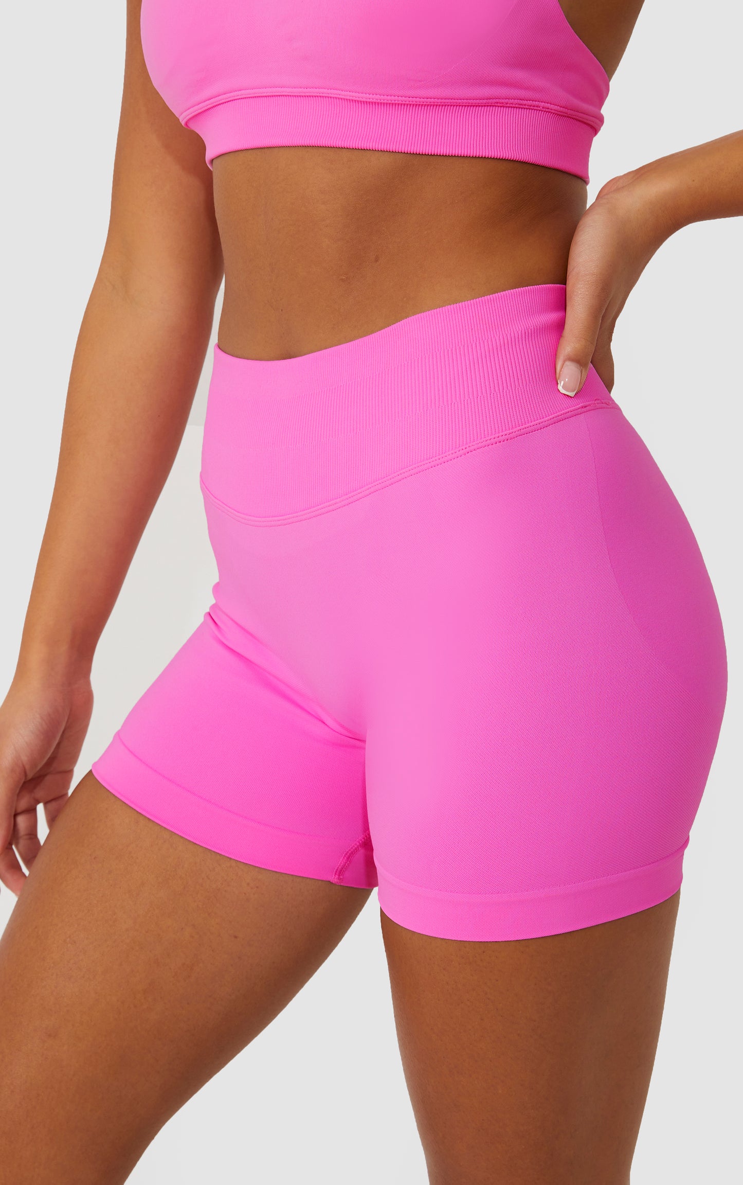 Elevate Scrunch Bum Shorts - Pink