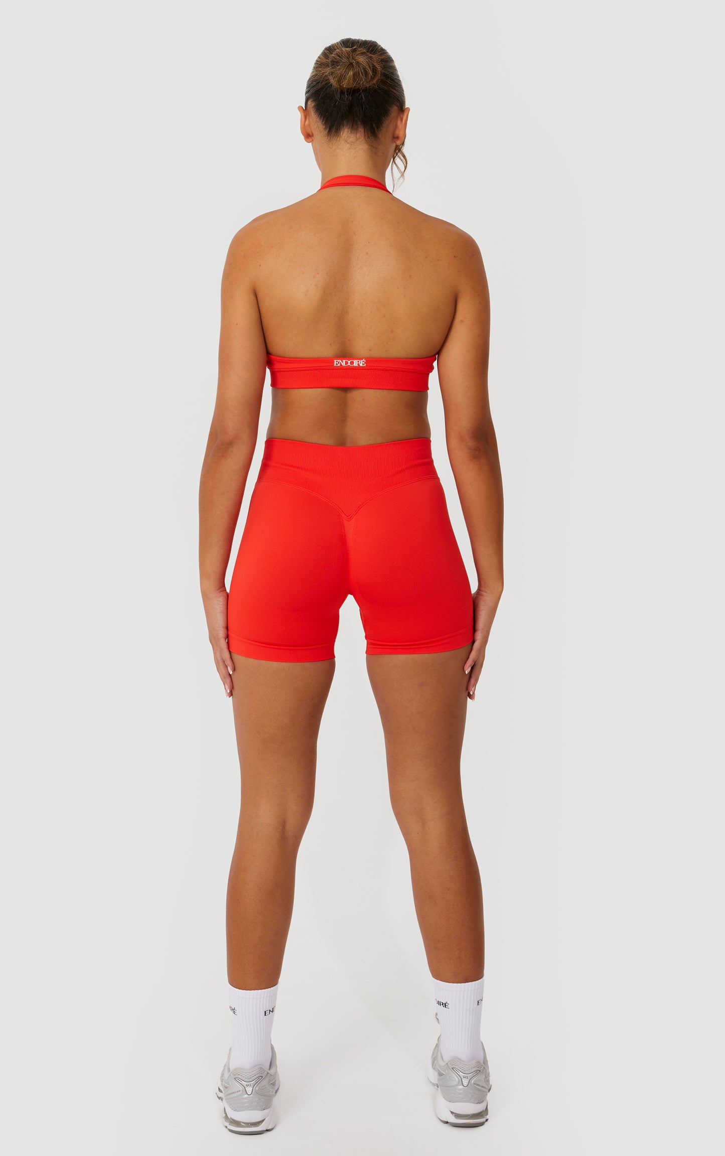 Elevate Halter Neck Bra - Orange