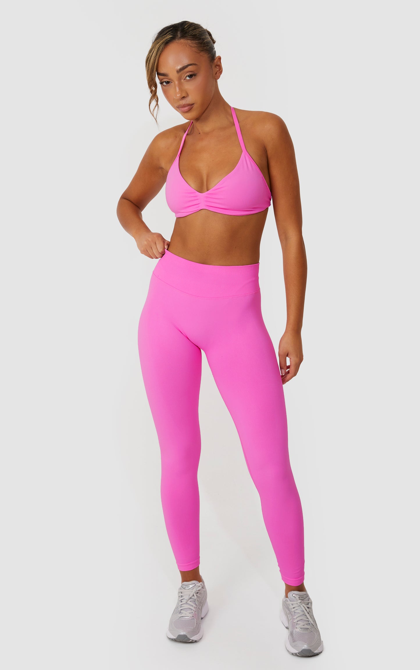 Elevate Scrunch Seamless Leggings - Pink