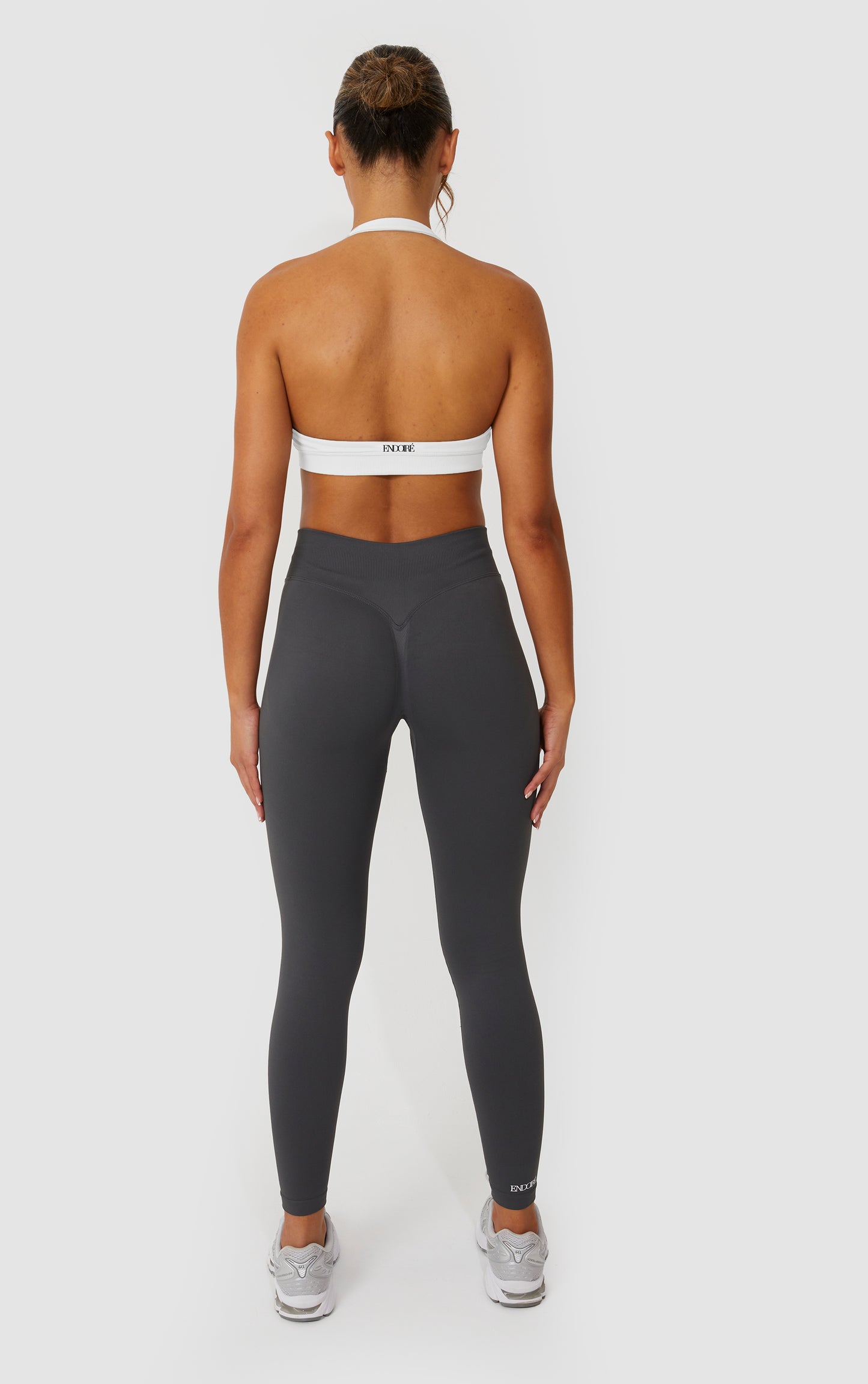 Elevate Halter Neck Bra - White