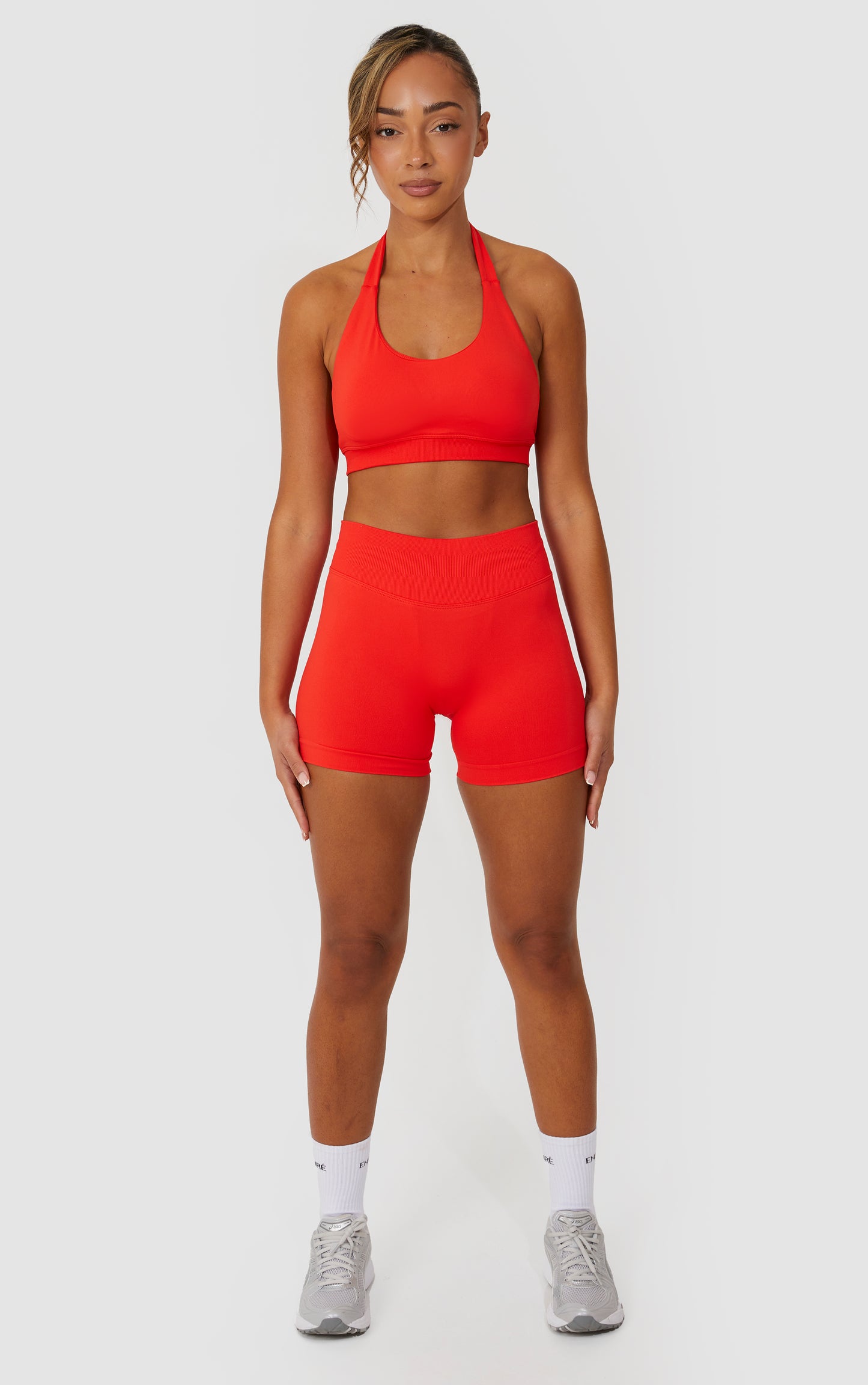 Elevate Scrunch Bum Shorts - Orange