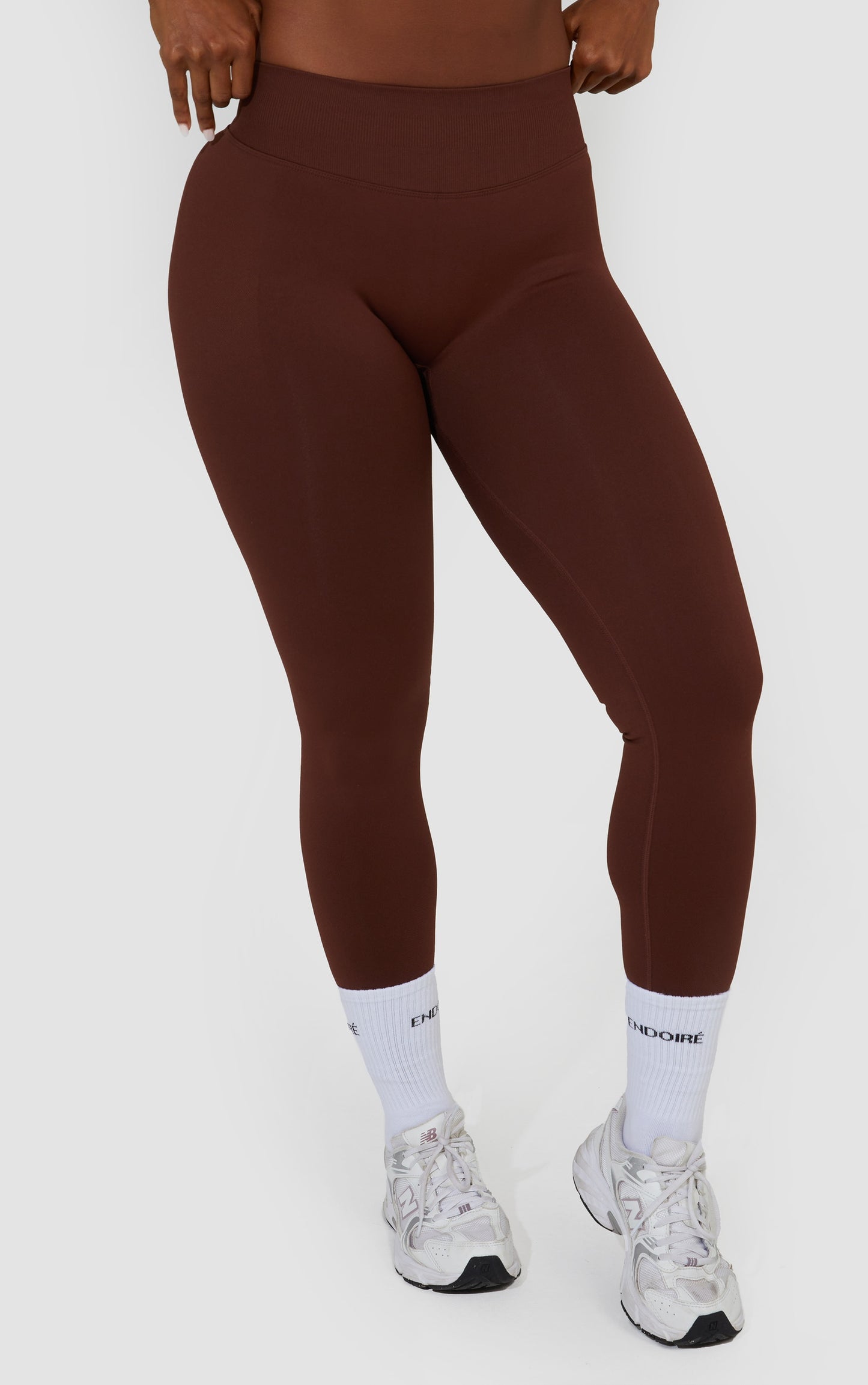 Elevate Scrunch Seamless Leggings - Brown