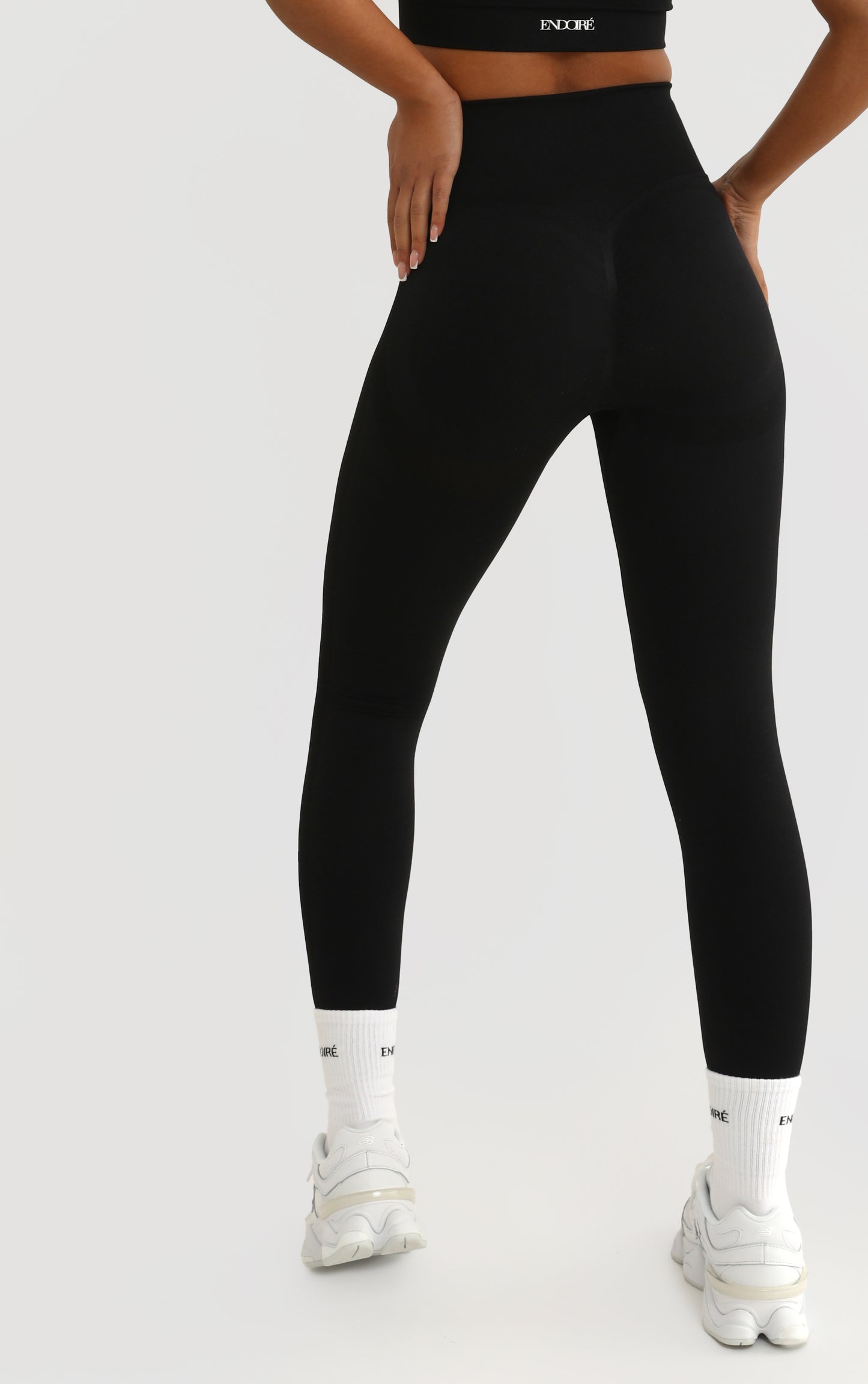 Essentials Scrunch Seamless Leggings - Black