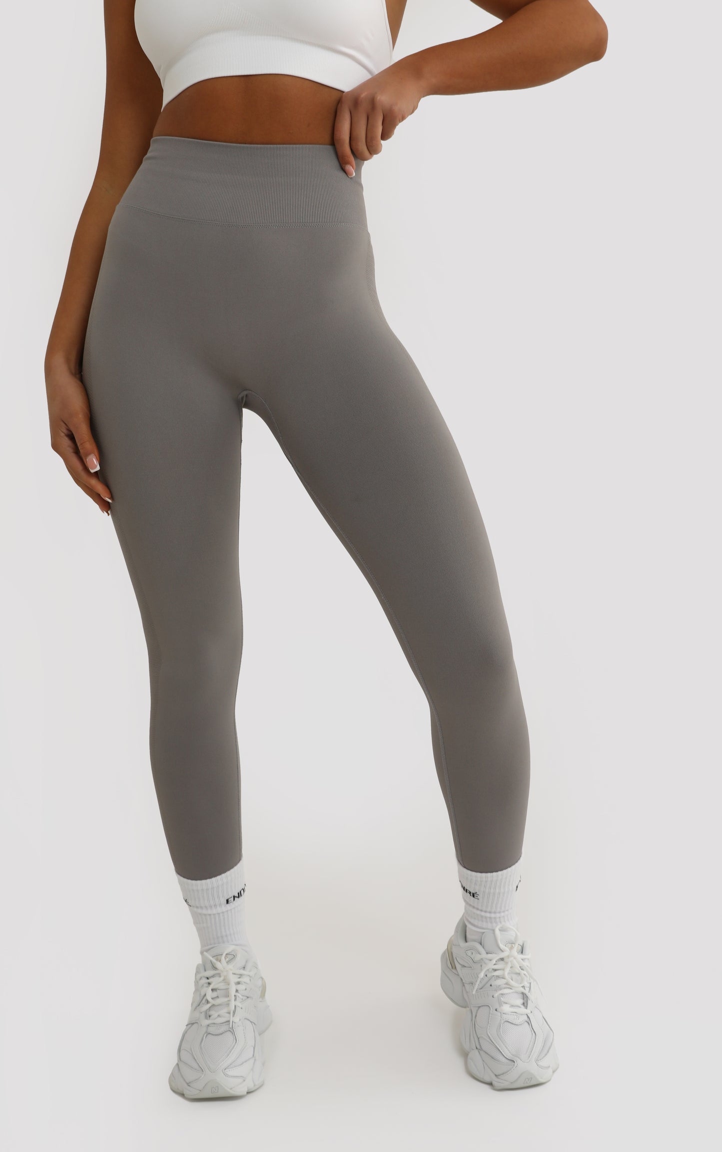 Essentials Seamless Leggings - Cloud Grey