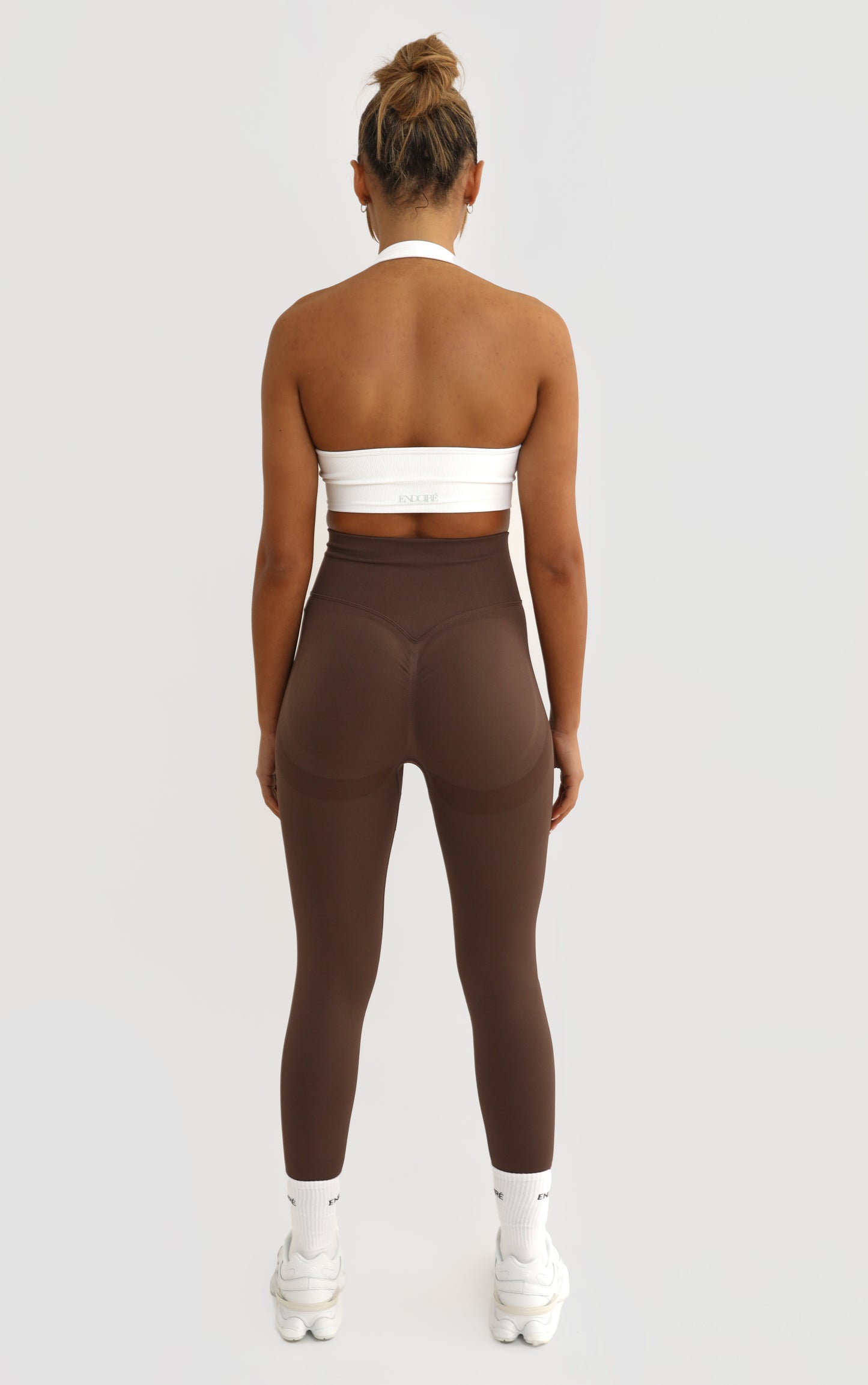 Essentials Scrunch Seamless Leggings - Chocolate Brown