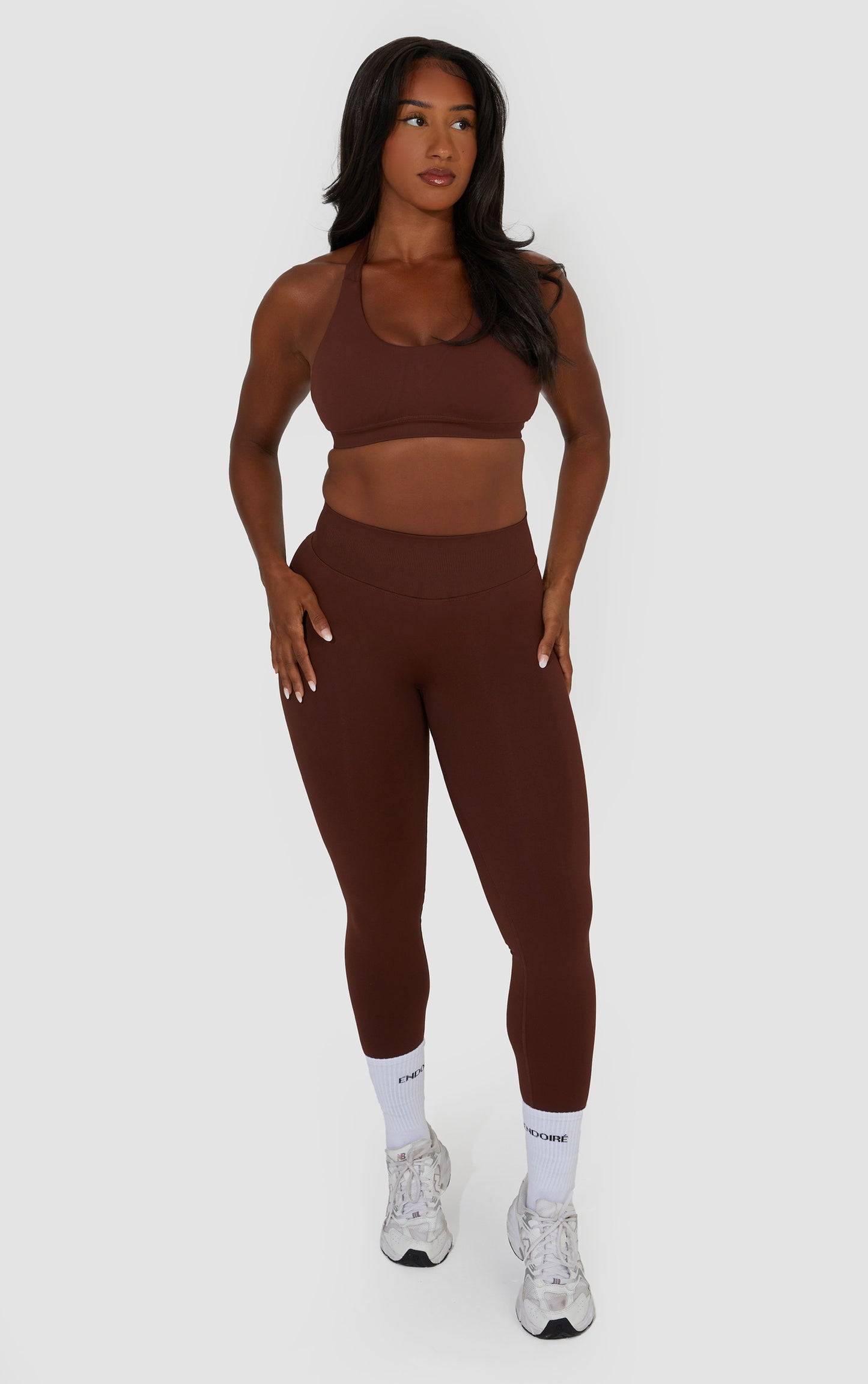Elevate Scrunch Seamless Leggings - Brown