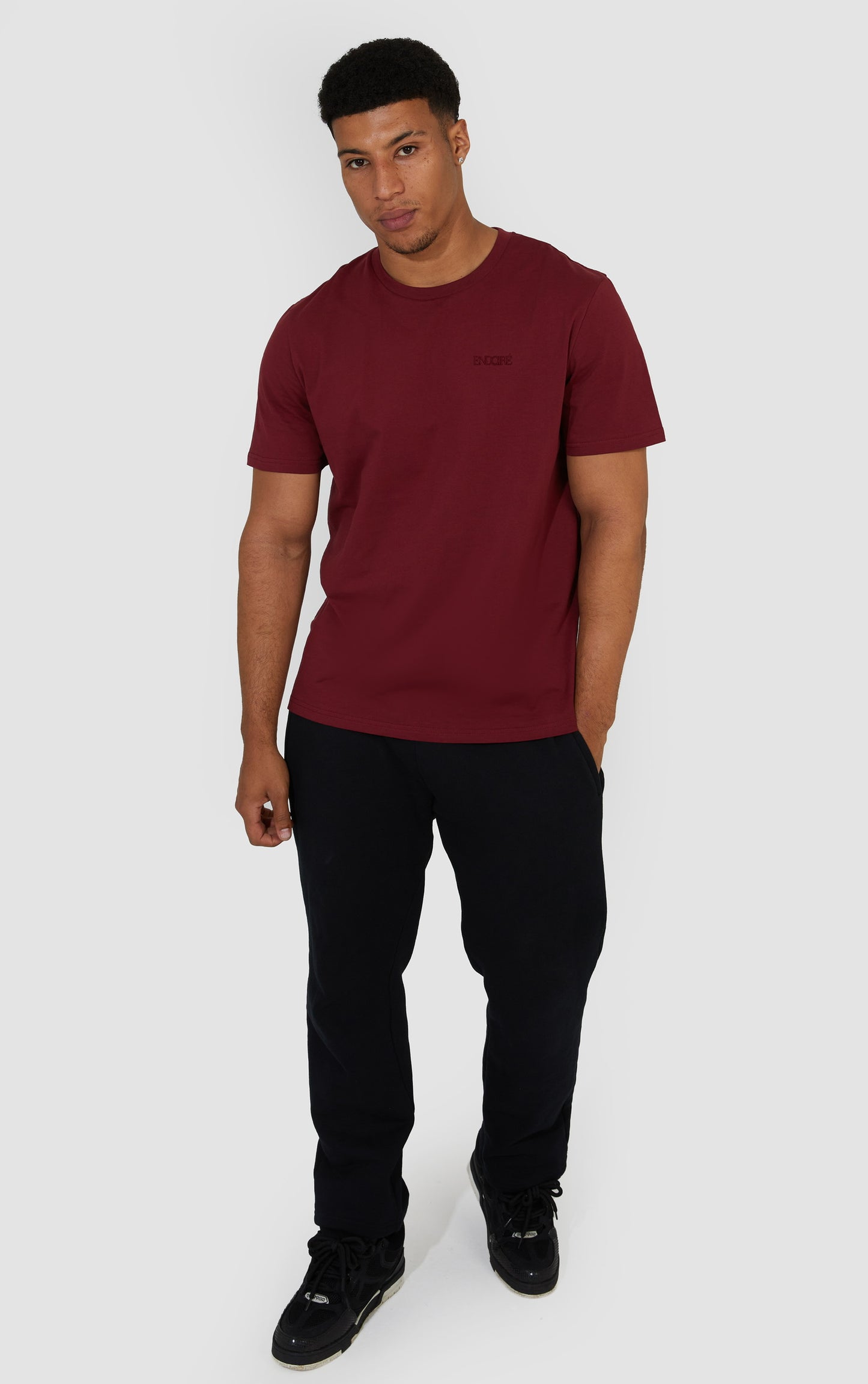 Unisex Oversized Tee - Wine