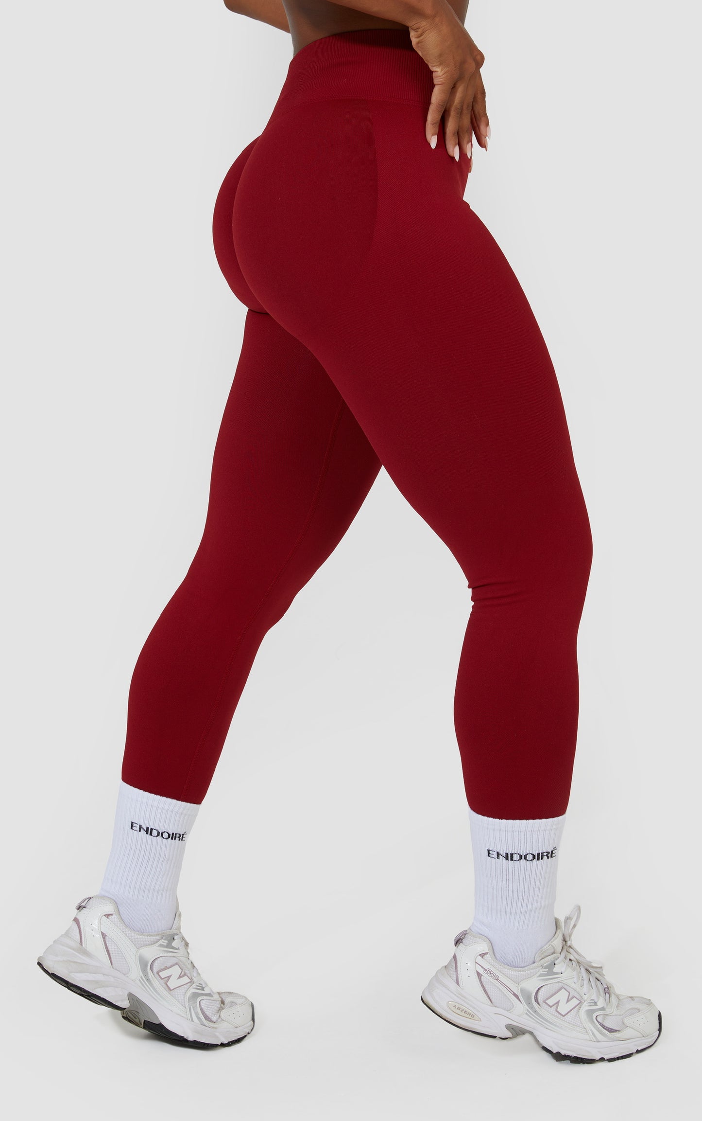 Elevate Scrunch Seamless Leggings - Wine