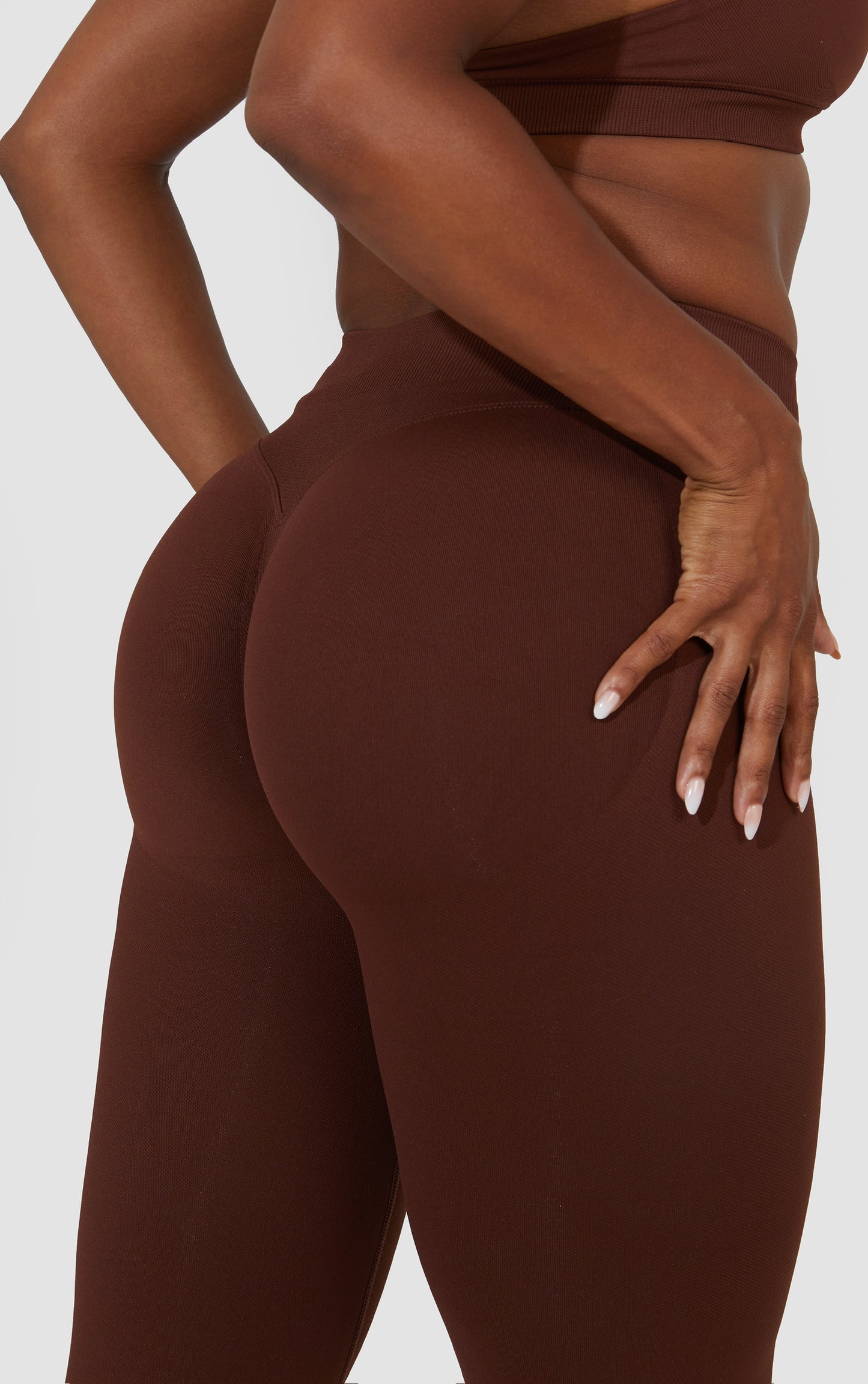 Elevate Scrunch Seamless Leggings - Brown