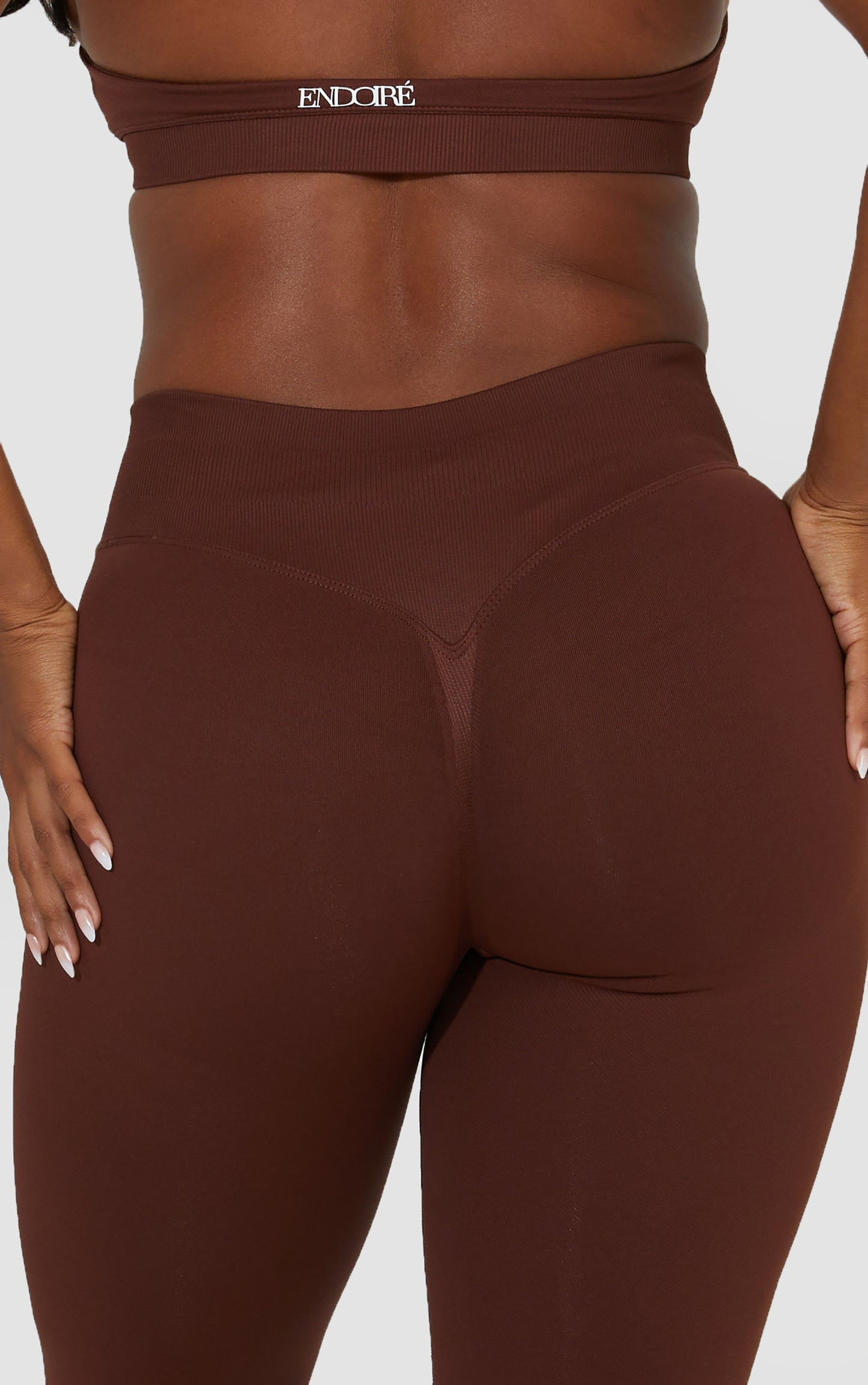 Elevate Scrunch Seamless Leggings - Brown