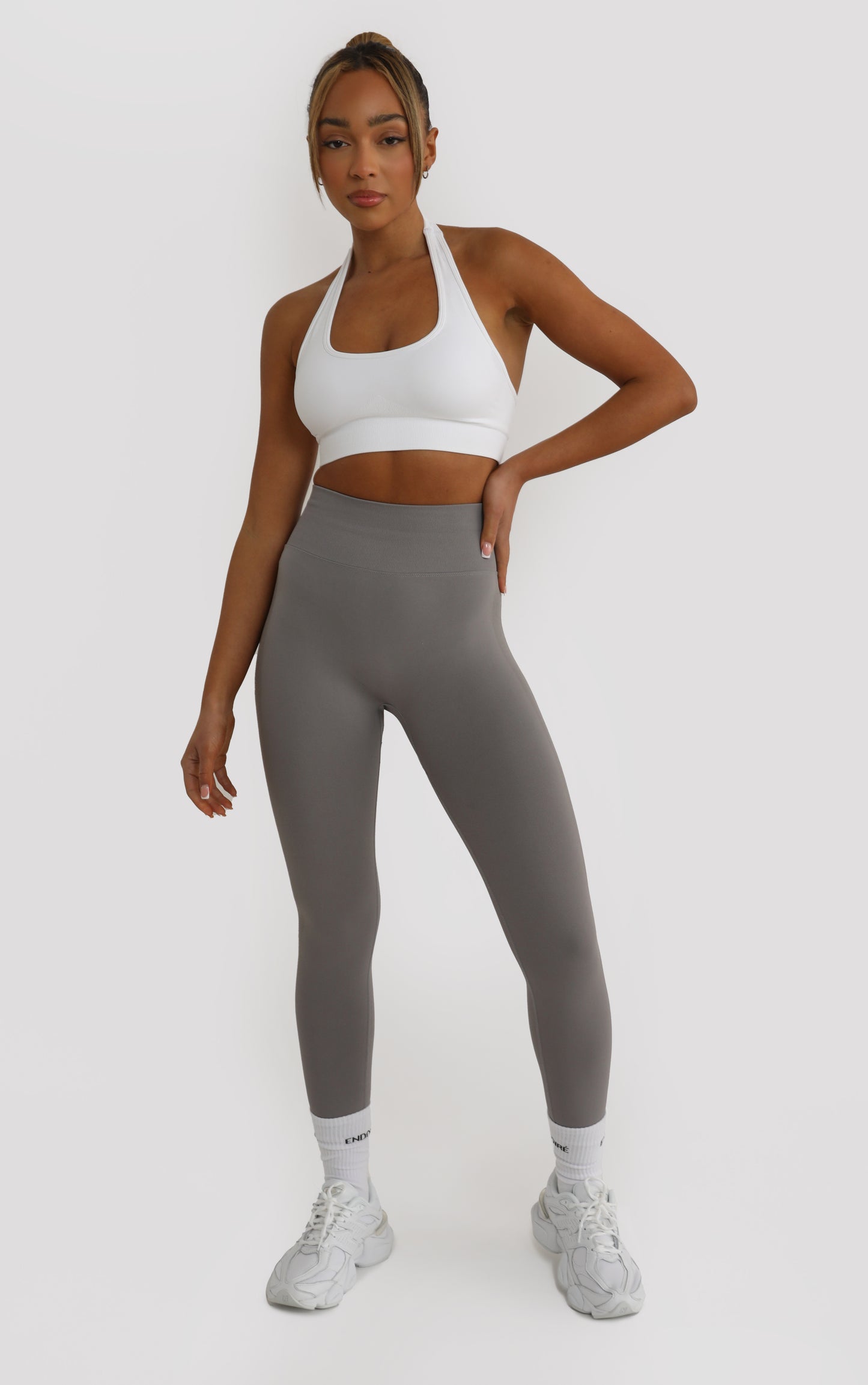 Essentials Seamless Leggings - Cloud Grey