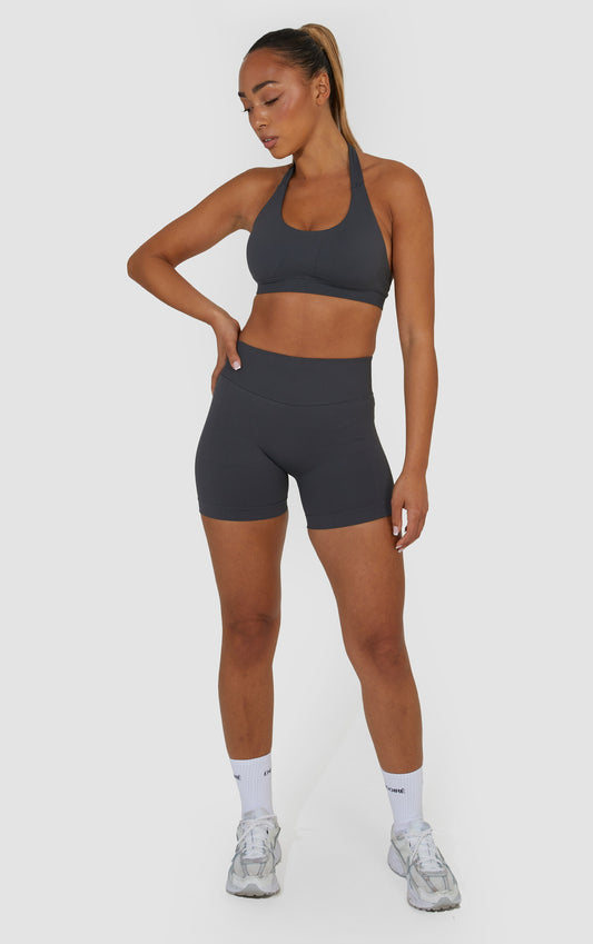 Elevate Scrunch Bum Shorts - Grey