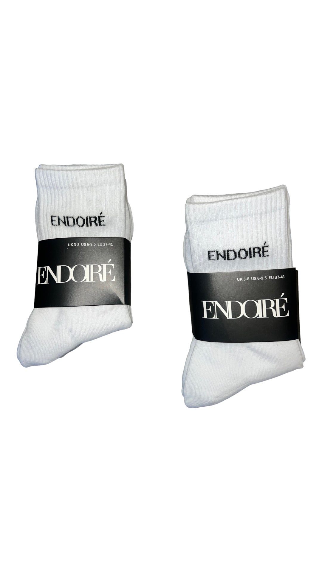ENDOIRE’ Socks - 3 Pack In White